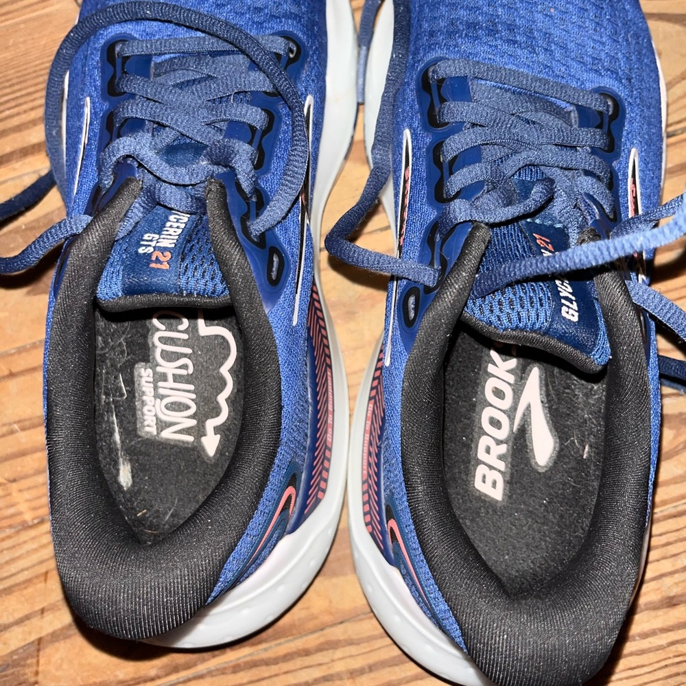 Brooks Blue and White Running Shoes - Picture 6 of 6